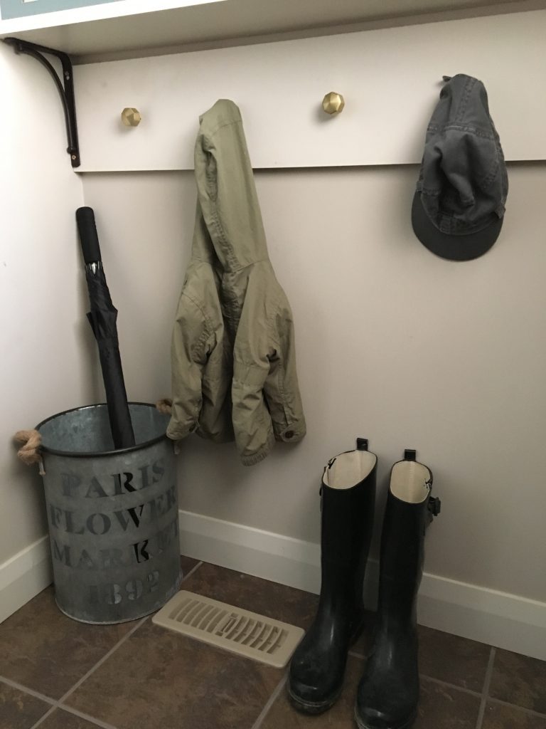 Built In Mudroom Hooks