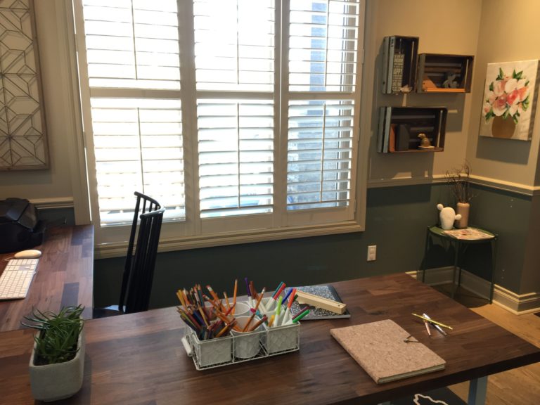 Family Home Office - Freya Home - Interior Design + Real Estate Staging