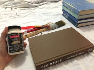 DIY Chalk painted books