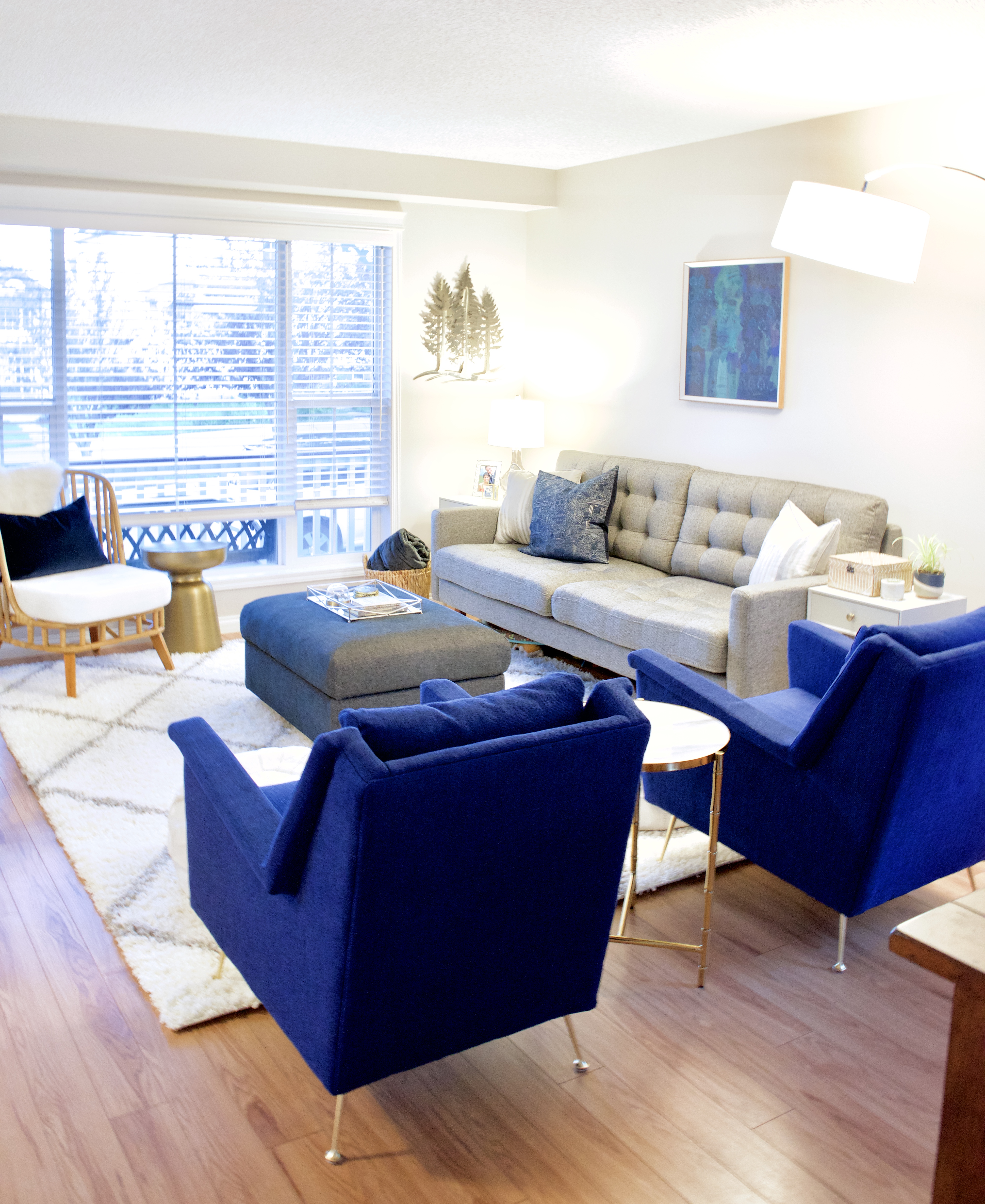 Living Room Makeover:  Family-Friendly Function Meets Grown-Up Style